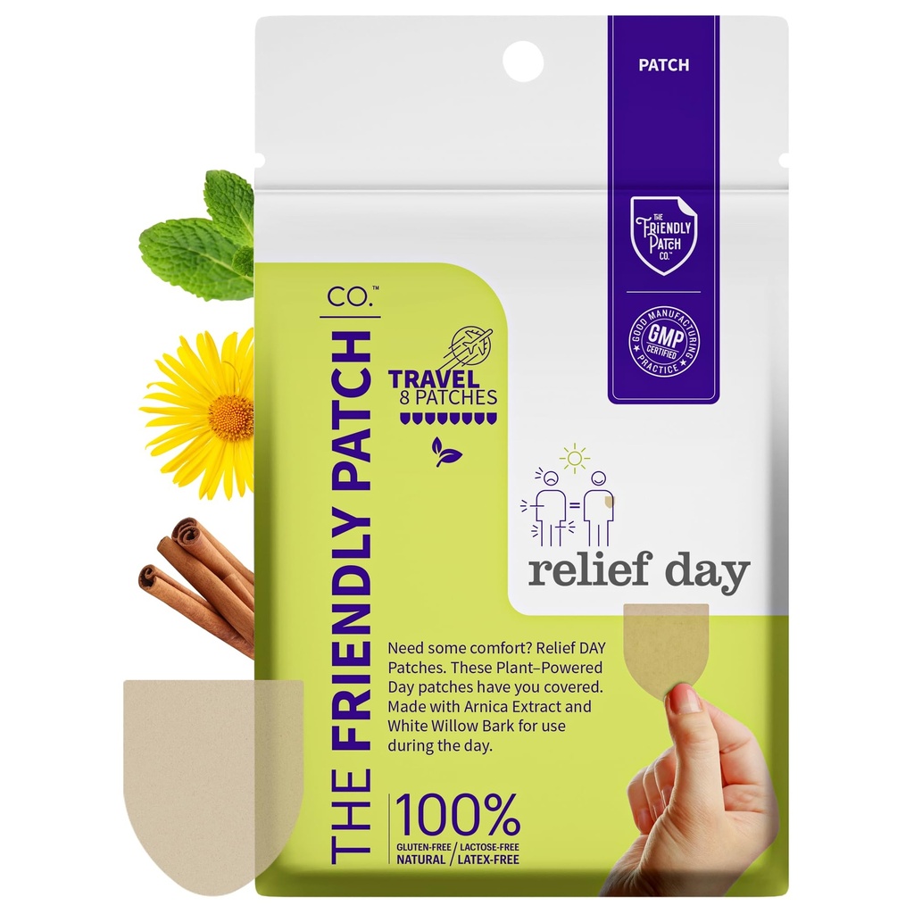 Ανακουφιστικό Πακέτο Ημέρας - Arnica, White Willow Bark, Saffron & Peppermint for Sureness and convention for Women and Men