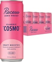 Recess Zero Proof Craf Mocktails, Αλκοόλ Δωρεάν Ποτά, με Adaptogens, Αντικατάσταση Μη Αλκοολικών Ποτών, Mixer, Εορτασμός, Κόμμα, (Classic Cosmo, 12oz, Πακέτο των 12)