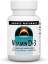 Source Naturals Βιταμίνη D-3, Υποστηρίζει την υγεία των οστών και του ανοσοποιητικού *, 250 mcg (10.000 IU) - 60 Softgels