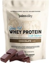 Paleovalley 100% Grassfed Whey Protein Powder με Colostrum, 13g Πρωτεϊνη, Σοκολάτα, Μυϊκό Κτίριο, Ανοσοποιητική Υποστήριξη, Υγεία των Ούλων