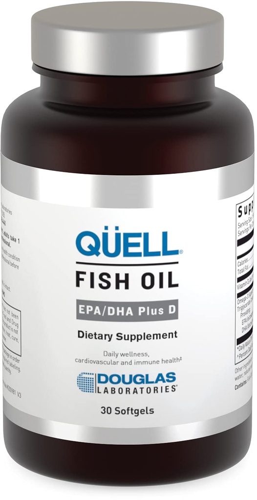 Douglas Laboratories Quell Fish Oil EPA/DHA Plus D 