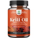 Έλαιο κριλ Ανταρκτικής 2000mg Softgels ανά υπηρεσία - Omega 3 συμπλήρωμα λαδιού κριλ με EPA DHA & Ασταξανθίνη (60 Count (Pack of 1)