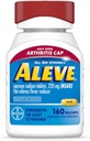 Aleve Gelcaps με Easy Open Arthritis Cap, Νάπροξεν Νάτριο, Φάρμακο για τον πόνο της Αρθρίτιδας, 160 Count