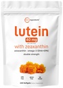 Micro Ingredies Lutein & Zeaxanthin 40mg Softgels, 240 Count, με Ασταξανθίνη, Ωμέγα-3s, & Φωσφολιπίδια 