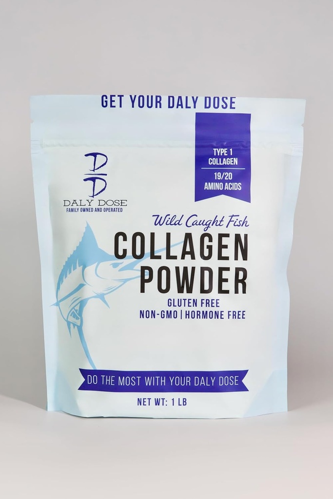 Ψάρια Collagen, 1lb τσάντα, 37 υπηρεσίες, 12g Protien ανά υπηρεσία, χωρίς γλουτένη, Keto και Παλαιό φιλικό, 0 Ζάχαρη, μη ακτινοβολείται
