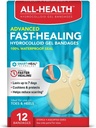 Όλα τα προηγμένα υγεία Smart Healing Hydrocolloid Gel ληστείες, διάφορα μεγέθη, 12 ct 