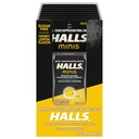 HALLS Minis Μέλι ζάχαρη λεμόνι άρωμα δωρεάν σταγόνες βήχα, 8 συσκευασίες των 24 σταγόνες (192 σταγόνες σύνολο)