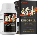 Koso Ball Infused with Pure 160 Fermented Ingredients, Supports Stomach & Intestine Health, Immune Health, Japanese Supplements for Overall Wellness & Balanced Nutrition, Small 342 Pieces, Pack of 1