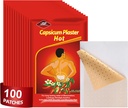 KONGDY Capsaicin Patches, 4.72"x7.08" Hot Capsicum Patch (100)