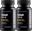 Nugenix Essentials Shilajit Capsals Συμπλήρωμα - 500mg, Τυποποιημένο σε 50% Fulvic Acids, 120 Capsles