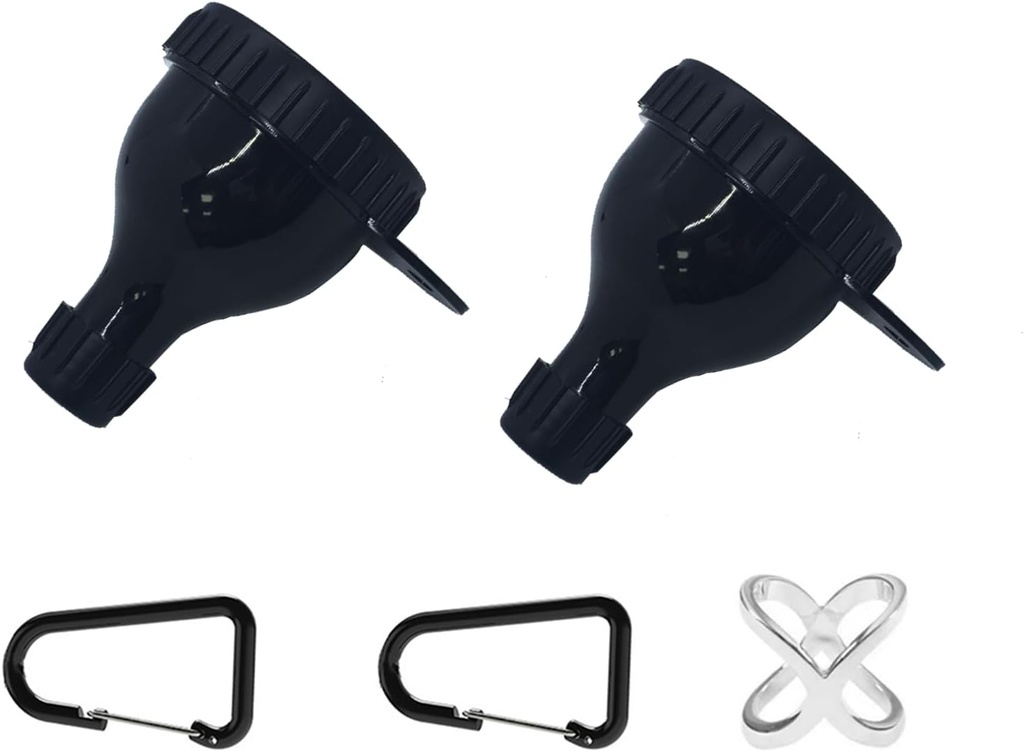 2Piece χωνί πρωτεΐνης σκόνης σετ με Shaker μπάλες μπουκάλι και μπρελόκ Φορητό δοχείο διανομής για συμπληρώματα και δισκία Ιδανικό για την καταλληλότητα Travel και On-The-Go δοχείο πρωτεΐνης σκόνης