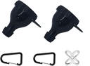 2Piece χωνί πρωτεΐνης σκόνης σετ με Shaker μπάλες μπουκάλι και μπρελόκ Φορητό δοχείο διανομής για συμπληρώματα και δισκία Ιδανικό για την καταλληλότητα Travel και On-The-Go δοχείο πρωτεΐνης σκόνης