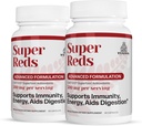 TURNER Super Reds κάψουλες με UAF1000+, Νέα Ζηλανδία Red Superfood Energy, Essential Veggies, Αντιοξειδωτικά, Ένζυμα, Καθαρίστε, 180 κάψουλες, 2 φιάλες
