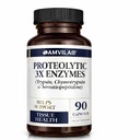 Proteolytic Enzymes 3X - Τρυψίνη, Χυμοθρυψίνη & Serrapeptidase - Μειώνει το Edema & Ερεθισμός από τον τραυματισμό του ιστού - Υποστηρίζει την ευεξία του σώματος & την αποκατάσταση - Συμπλήρωμα διατροφής - 90 κάψουλες