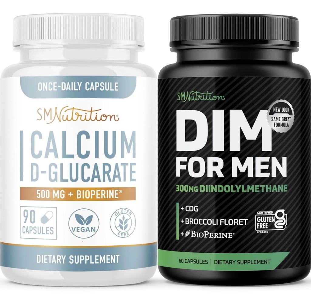 SMNutrition Ανδρικό DIM συμπλήρωμα με ασβέστιο D-Glucarate 