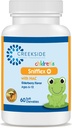 Creekside Naturals Snifflex, Παιδική Sinus & Αναπνευστική Υποστήριξη, Elderberry for Immune Health, Παιδιατρικός Formuled with NAC, Quercetin & Bromelain, Zero Sugar, Vegan, 60 Μαλακά Μασώμενα
