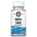 KAL Methyl Folate 400 mcg - 5-MTHF Active Form - Folic Acid Supplement for Women and Men – Supports Nervous System Health and Red Blood Cell Production - Fast-Dissolving ActivTabs - 90 Tablets