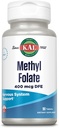 KAL methyl folate 400 mcg DFE, 5-MTHF ενεργός μορφή βιταμίνης Β9, συμπλήρωμα φολικό οξύ, υγεία της καρδιάς, προγεννητική, Mood και την υποστήριξη του εγκεφάλου, γρήγορη διάλυση ActivTab, 60- ημέρα εγγύηση, 90 μερίδες, 90 δισκία