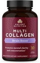 Αρχαίες θρέψης Collagen Protein Brain Boost, Collagen Protein Capses Εγκεφαλικό συμπλήρωμα για μειωμένη κοινή δυσφορία, υγιή δέρμα και νύχια, 90 ct