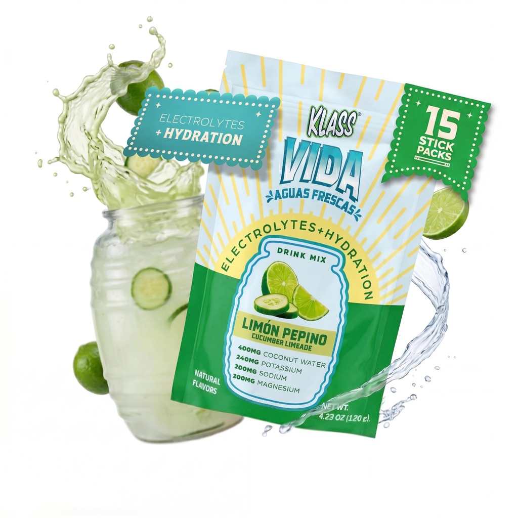 Ηλεκτρολυτικό Μείγμα Drink Αγγούρι Limeade Agua Fresca Flavor 
