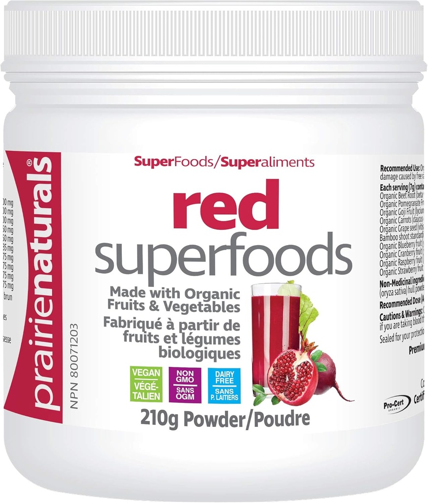 Prairie Naturals Organic Red Superfood, 7.4 Ounce