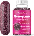 Menopause Vitamins Beadlets with Black Cohosh, Red Clover & More | Hot Flashes, Night Sweats & Mood Support | Menopause Supplements for Women with Dong Quai, Chaste Tree Berry & DIM | Non-GMO 30ct