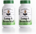 Christopher's Original Formulas Lung & Bronchial Formula - Καθαρίστε τον πνεύμονα για τους καπνιστές - Υποστηρίζει το αναπνευστικό σύστημα με συνεργιστικό μείγμα βοτάνων - Συσκευασία των 2