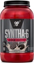BSN SYNTHA-6 Σκόνη πρωτεΐνης άκρης, με υδρολυμένο Whey, Micellar καζεΐνη, Πρωτεΐνη γάλακτος απομόνωση, χαμηλή ζάχαρη, 24g πρωτεΐνη, Cookies N Κρέμα, 28 υπηρεσίες