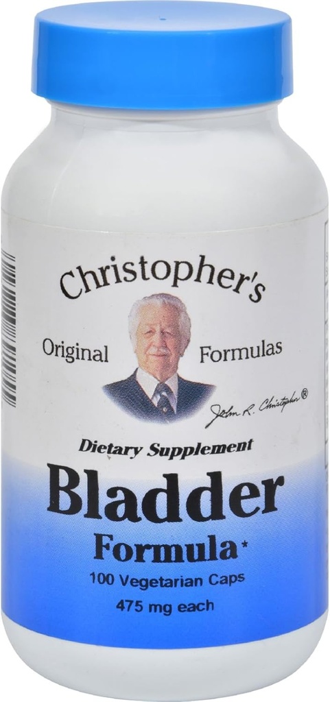Πρωτότυπο Formulas του Christopher Bladder Formula, υποστήριξη υγείας ούρων, 100 Caps