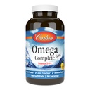 Carlson - Omega Complete Gems, Omega-3-6-9, Άγρια πιάστηκε, με βιώσιμη προέλευση, την υγεία της καρδιάς, κοινή λειτουργία & ανοσοποιητική υποστήριξη, 180 Softgels