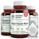 Φυσικό εκχύλισμα ρυζιού Nutra Red Yeast, καρδιοαγγειακή υποστήριξη, βοηθά στην ενίσχυση της ανοσίας, βοηθά στη διατήρηση λίπους σώματος & ροής υγρών, βελτιώνει την πέψη, συμπληρώματα χωρίς γλουτένη, 600 mg, 60 κάψουλες (2 συσκευασία)