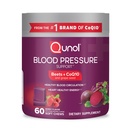 Qunol Beets Cheets for Blood Pressure Support, 3 in 1 Beets + CoQ10 + εκχύλισμα σπόρων σταφυλιών, Υποστηρίζει υγιή κυκλοφορία του αίματος & καρδιά υγιή ενέργεια, 60 μάσημα