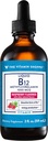 The Vitamin Shoppe Liquid B12 Methylcobalamin - Παραγωγή ενέργειας - 1.000 MCG - Βατόμουρο (2 fl. oz.)