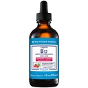 The Vitamin Shoppe Liquid B12 Methylcobalamin - Παραγωγή ενέργειας - 1.000 MCG - Βατόμουρο (2 fl. oz.)