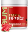 RAW Essential Pre-Workout Powder (Sour Watermelon) - Chris Bumstead Sports Συμπλήρωμα διατροφής για άνδρες και γυναίκες - Preworkout Energy Powder με καφεΐνη, L-Citrulline, L-Tyrosine, & Beta Alanine Blend