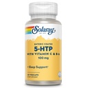 SOLARAY 5 HTP συμπλήρωμα με βιταμίνη C & B-6 - συμπλήρωμα ύπνου και σεροτονίνης Synthesis Υποστήριξη - Lab Επαληθευμένο, 60 ημερών εγγύηση επιστροφής χρημάτων - 60 εξυπηρετήσεις, 60 Enteric Coated VegCaps