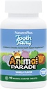NaturesPlus Animal Parade Fairy Fairy Παιδικά Μασώμενα - Φυσική Βανίλια Γεύση - 90 Ζωομορφές Δισκία, Συσκευασία των 2 - Συμπλήρωμα Οδοντικής Υγείας - Χορτοφαγικά, Χωρίς Γλουτένη - 90 Σύνολο Υπηρεσίες