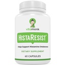 VitaMonk Histamine Blocker για τη δυσανεξία ισταμίνης - HistaResist - DAO Enzyme Supplement Optimal Dose of Diamine Oxidase to Help Shield Histamine for Smooth Digestion - 60 Κάψουλες