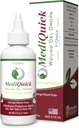 MediQuick Skin & Wound Care Hydrogel Drops - Γρήγορη επούλωση Πρώτες Βοήθειες με 12 ώρες Δράση για την επούλωση περικοπές, εγκαύματα, φλεγμονή, εξάνθημα, Itch, Eczema & More - Ασφαλής πλύση τραύματος με No-Sting - 4 Fl Oz