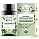 Οργανικές κάψουλες Ashwagandha 2100mg – Συμπλήρωμα ανακούφισης από το στρες – Επιπλέον δύναμη, 100% Herbal, Energy, Mood & Cortisol Manager, Περιλαμβάνει Μαύρο πιπέρι για υψηλή απορρόφηση – Μη-GMO, 90 Ct