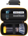 GETGEAR Asthma Inhaler θήκη, συμπαγές και Sturdy περίπτωση για Handy Ventolin Inhaler για ενήλικες και παιδιά (CASE ΜΟΝΟ) (Μαύρο)