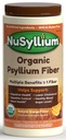 NuSyllium Psyllium Husk Powder, USDA Organic, 30,5 Oz, συμπλήρωμα ινών διατροφής με καφέ ζάχαρη, βοηθά Digestive Health* Φυσικό πορτοκάλι, 72 εξυπηρετεί