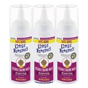 Little Remedies Sterile Baby Saline Nasal Mist, Ασφαλής για τους νεογέννητους για να ανακουφίσει Stuffy και ξηρή μύτη, 3 Fl Oz, πακέτο των 3