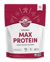 Manitoba Harvest Organic Max Protein Powder, Unsweetened, 32 oz | 20 g Protein and 4.5 g Omegas 3 and 6 per 32 g Serving, Keto-Friendly, Preservative-Free, Non-GMO, Packaging May Vary