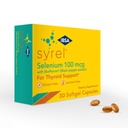 Syrel - Thyroid Supplement Υποστήριξη – 100mcg Σελήνιο και 5mg BioPerine - 30 Soft- Gel Caps για Αυξημένη βιοδιαθεσιμότητα και Απορρόφηση - Χωρίς γλουτένη, Χωρίς λακτόζη, Χωρίς ζάχαρη, Χωρίς ΓΤΟ