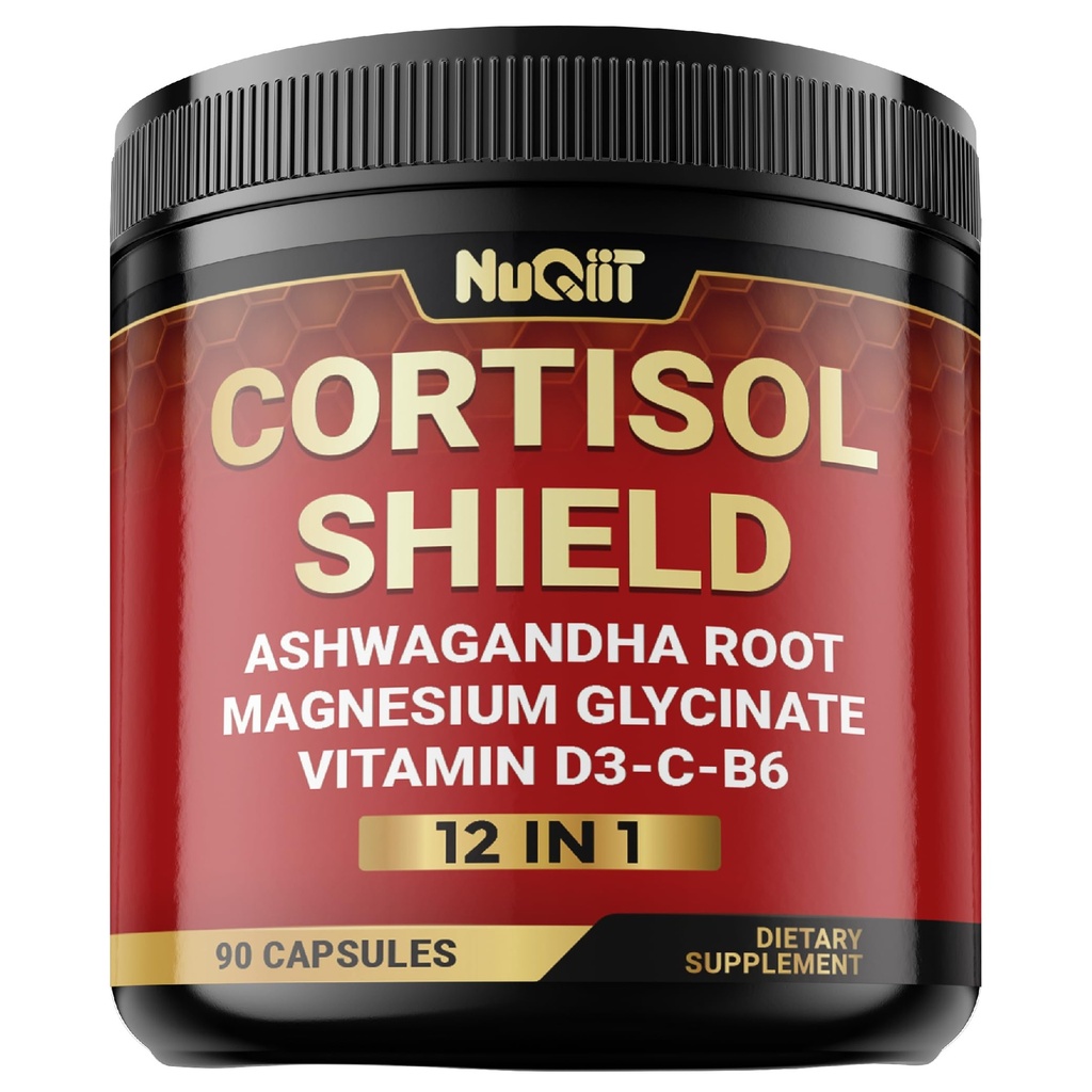 12in1 Cortisol Shield - Ashwagandha και μαγνήσιο & 10 Περισσότερα - 90 κάψουλες
