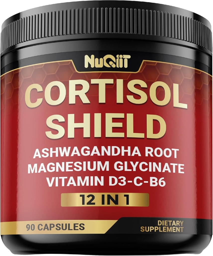 12in1 Cortisol Shield - Ashwagandha και μαγνήσιο & 10 Περισσότερα - 90 κάψουλες