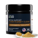 Four Leaf Rover Dog Liver Support - με Βιολογικό Γαϊδουράγκαθο Γάλα & Μανιτάρια - με Παιδική Υποστήριξη - Detox & Cleanse - Veterinian Formulated