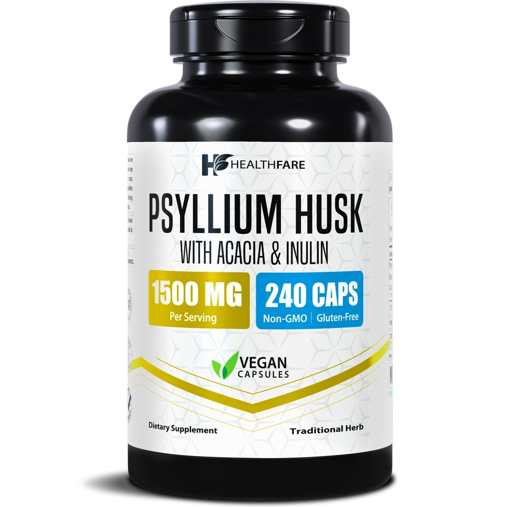 Healthfare Psyllium Husk Fiber 1500mg 