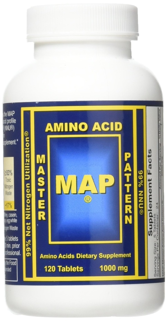 Χάρτης 2 X Master Amino Acid Pattern 1000mg Μυϊκό κτίριο